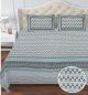 Beautiful King Size Double Bed High Quality Cotton Bedsheet (108 X 108 Inches - 9 X 9 feet) - KC140310