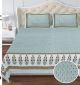 Beautiful King Size Double Bed High Quality Cotton Bedsheet (108 X 108 Inches - 9 X 9 feet) - KC140324