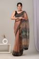 Beauitul Premium Quality Hand Block Printed Kota Doria Saree - KC150225