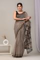 Beauitul Premium Quality Hand Block Printed Kota Doria Saree - KC150226