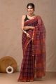 Beauitul Premium Quality Hand Block Printed Kota Doria Saree - KC150234