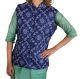KC190052 - Printed Cotton Quilted Reversible Jacket for Women