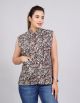 Printed Cotton Quilted Reversible Jacket for Women - KC190158