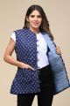 Printed Cotton Quilted Reversible Jacket for Women - KC190161
