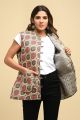 Printed Cotton Quilted Reversible Jacket for Women - KC190173