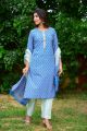 Beautiful Cotton Printed Kurti, Pant, Dupatta Set