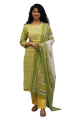 Beautiful & Premium Quality Cotton Printed Kurti, Pant, Dupatta Set