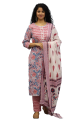 Beautiful & Premium Quality Cotton Printed Kurti, Pant, Dupatta Set