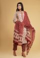 Beautiful & Premium Quality Cotton Printed Kurti, Pant, Dupatta Set