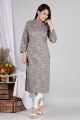 Beautiful Cotton Printed Kurti, Pant Set