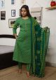 Beautiful Cotton Printed Straight Kurti Pant Paired with Malmal Dupatta - KC201383
