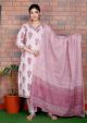 Beautiful Cotton Printed Kurti Pant with Malmal Dupatta - KC201499