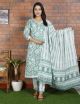 Beautiful Cotton Printed Kurti Pant with Malmal Dupatta - KC201518