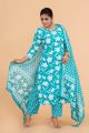 Beautiful Cotton Printed Kurti Pant with Malmal Cotton Dupatta - KC201602