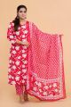 Beautiful Cotton Printed Kurti Pant with Malmal Cotton Dupatta - KC201602