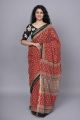 Beautiful Mulmul Cotton Saree with Zari Border - KC240058