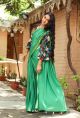 Beautiful Mulmul Cotton Saree with Zari Border - KC240074