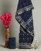 Beautiful Hand Block Printed Chanderi Suit with Maheshwari Border - KC260024