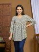 Classy Cotton Printed Short Top - KC340018