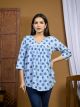 Classy Cotton Printed Short Top - KC340018