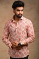 Men's Jaipuri Cotton Printed Full Sleeve Shirt - KC360007