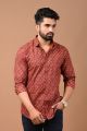 Mens Jaipuri Cotton Printed Full Sleeve Shirt - KC360056