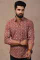 Mens Jaipuri Cotton Printed Full Sleeve Shirt - KC360066