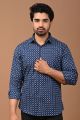 Mens Jaipuri Cotton Printed Full Sleeve Shirt - KC360081