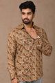 Premium Quality Mens Jaipuri Cotton Printed Full Sleeve Shirt - KC360110