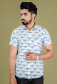 Mens Jaipuri Cotton Printed Half Sleeve Shirt - KC370010