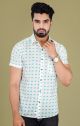 Mens Jaipuri Cotton Printed Half Sleeve Shirt - KC370011