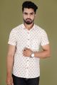 Mens Jaipuri Cotton Printed Half Sleeve Shirt - KC370017