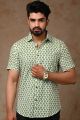 Mens Jaipuri Cotton Printed Half Sleeve Shirt - KC370036