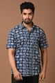 Premium Quality Mens Jaipuri Cotton Printed Half Sleeve Shirt - KC370051