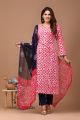 Alluring Readymade Hand Block Printed Cotton Suit Set - KC410004