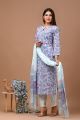 Alluring Readymade Hand Block Printed Cotton Suit Set - KC410015