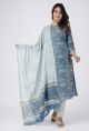 Alluring Readymade Hand Block Printed Cotton Suit Set - KC410021