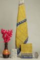 Hand Block Printed Maheshwari Silk Suit - KC420018