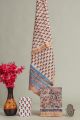 Hand Block Printed Maheshwari Silk Suit - KC420036
