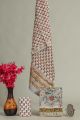 Hand Block Printed Maheshwari Silk Suit - KC420038