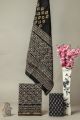 Hand Block Printed Maheshwari Silk Suit - KC420088