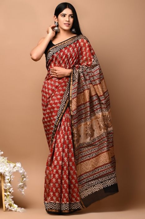 Buy Olive Sarees for Women by Fabindia Online | Ajio.com