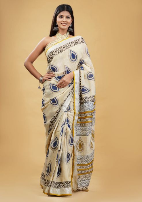 Shop for Elegant Silk Linen Sarees - Perfect Blend of Comfort and Style –  Indiehaat.com