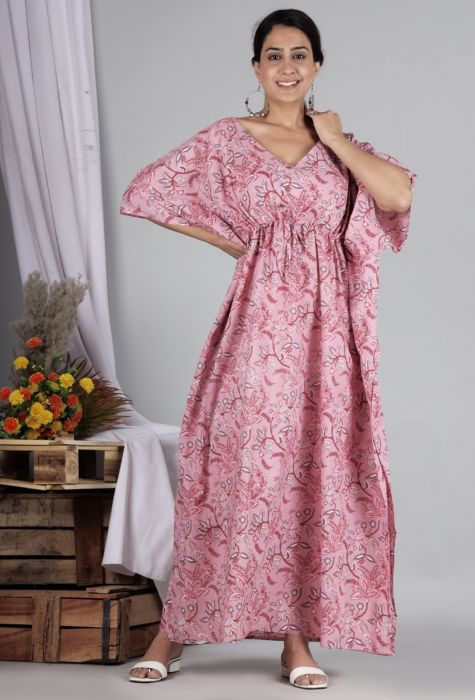 VALENCIA SLEEPWEAR Women's Printed Night Gown Maxi Soft Cotton Nightwear  Nighty for Ladies Smart Look Fow Women
