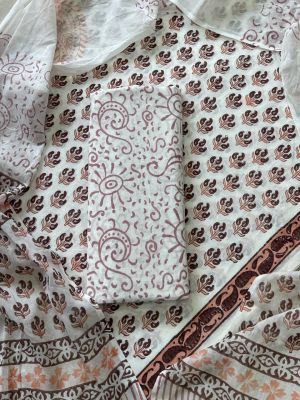 Premium Quality Cotton Dress Material with Cotton Dupatta - KC021525
