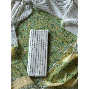 Premium Quality Cotton Dress Material with Cotton Dupatta - KC021512