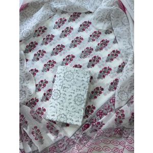 Premium Quality Cotton Dress Material with Cotton Dupatta - KC021520