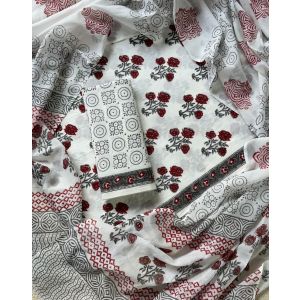 Premium Quality Cotton Dress Material with Cotton Dupatta - KC021524