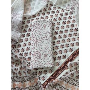 Premium Quality Cotton Dress Material with Cotton Dupatta - KC021525