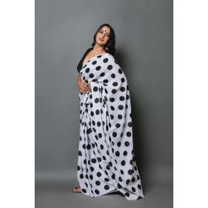 Stunning Jaipuri Malmal Cotton Saree with Blouse - KC110861